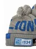 Gigantes de moda inteira Gentrinha da 100ª temporada Sideline clima frio grafite esporte knit chapéu Todas as equipes Cap de lã de inverno outlet8374321