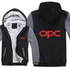 Winter Hoody Opel OPC Auto Logo Druck Männer Frauen Warm verdicken Hoodies Herbst Kleidung Sweatshirts Reißverschluss Jacke Fleece Hoodie streetw7230645