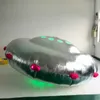 groothandel hangende opblaasbare ufo-opblaasballonnen met led-licht en led-strip vliegende schotel fabrieksprijs fabrikant voor nachtclub plafond decor