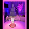 Piliers acryliques en cristal pour la scène de mariage Roadlead Flower Stands best0980