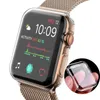 360 Tam Vücut Şeffaf Temizle Yumuşak TPU Ön Ekran Koruyucu Kılıf Apple Watch Serisi için 3 2 1 38mm 42mm IWatch 4/5 44mm 40mm