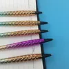 Tanie śliczne długopis Lapiceros Kawaii Kreskówki Długopisy Modne Bling Bling Gradient Rainbow Mermaid Boligrafos Dzieci Spersonalizowane Główne Pióro