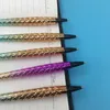 Süßer Stift Lapiceros Kawaii Cartoon Stifte modischer Bling Bling Farbverlauf Regenbogen Meerjungfrau Boligrafos Kinder personalisierter Seamain Stift