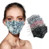 Zawór oddychający maski regulowane maski do twarzy Dorosły zmywalny pokrywa twarzy wielokrotnego użytku usta mufla bez podkładki filtracyjnej CCA12284 300 sztuk