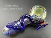 Wholesale Pyrex Smoking Pipe Dragon Entwining Blown Colorful Glass Hand Spoon 10cm Tobacco Bong