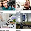 Lazy Bracket Universal 360 Degree Rotation Flexible Hanging Phone Selfie Holder Neck Bed Mount Antiskid Support For iPhone Androi68160745