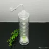 Multilayer Acrylic Snuff Bottle Glass Bongs Oil Burner Glass Water Pipe Oil Rigs Röker Rigs