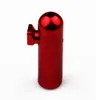 54mm round-nose bullet snuff bottle with aluminium alloy storage device sealed and portable