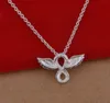 Conception ange ailes amour éternel infini pendentif colliers chaîne en alliage pour femmes petite amie pour toujours amoureux bijoux beau cadeau