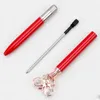 Fashion Ballpoint Pen Bullet Type 1.0 Diamond Butterfly Pen Office Stationery Creative Advertising Promotion Metal Free DHL