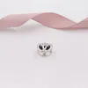 Andy Jewel925 Sterling Silver kralen United Regal Hearts Charms Past European Pandora Style Jewelry armbanden ketting 797670