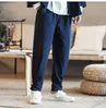 Kuangnan Çin Tarzı Pamuk Pantolon Erkekler Jogger Japon Streetwear Joggers Erkekler Pantolon Hip Hop Pantolon 2019 Bahar