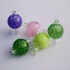 New Color Heady Glass Bubble Carb Caps Colored Quartz Banger Ball Glass Bubble Carb Caps Smoking Accessories For Oil Rigs XL-SA02