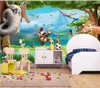 modern living room wallpapers Animal Story Forest Kingdom Children's Room Kids Room Cartoon Mural