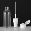 Perfume Cosméticos plástico Frascos do pulverizador 50ml Limpar bomba Vial com Branco tampas e tampa de liberação Popular em 2020