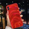 Rainbow Mirror Glossy Case para Samsung Case A30 A20 A50 A70 J6 J6 A6 A7 A9 2018 S8 S8 S10 Nota 8 9 10 Plus S10e Cover Shell