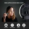 14 inches LED Ring Light with Stand Phone Holder Remote Control Outer Lamps Kit 38W 3200K-5500K for Video Shooting Makeup Photography