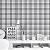 Nordic ins style wallpaper living room bedroom simple modern black and white checked irregular line background wallpaper