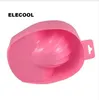 Elecool 1pc nagelkonst Hand Soaker Wash Bowl Polish Remover Manicure Diy Salon Nail Spa Bath Manicure Tools