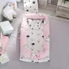 Bärbar baby bassinet för sängstolar Nyfödd spjälsäng och sömnbo med kudde