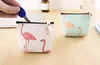 Women canvas Sea Bear Printed change coin Purse wallet keys bag pocket holder cosmetic makeup organize