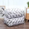 Quilt Storage Bag Flamingo Shape Home Clothes Quilt Pillow Blanket Storage Bag Travel Luggage Organizer Bag C18112801