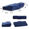 Memory Foam Cervical Butterfly Pillow Ergonomisk nackkudde med ortopedisk design för nackstöd och smärtlindringsbädd Sleeping7409991