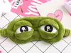 Carino la rana Triste rana 3D Maschera per gli occhi Copertura Dormire Divertente Resto Dormire Anime Costumi Cosplay Accessori Regalo GC5