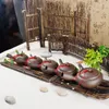 100ml Yixing Handmade Chinese Tea Set Pot Chinese Kung Fu Tea Pots Kettle Teapot purple sands Ceramic Pottery China Tea Sets Pitch2407422