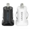 USAMS 3.1A Dual USB Car 2 Port Charger 5V 3100mah Adaptador de cargador de coche de doble enchufe para iPhone 8 X 7 iPod iTouch HTC Samsung s3 s4 s5