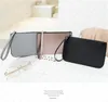 محفظة PU Leather Women's Women's Wristlet Szipper Presh Mini Clutch Bag Bag Outdoor Luxury Credit Card Card Parcs Edrendy Coin Prespag Hot D7212