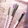 10pcs maniglia bianca Unicorn compone la spazzola per la fondazione fard eyeshaow Eyeliner Brushers trucco del corredo spazzole di trucco impostare strumenti di cosmetici