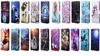 Cartoon Butterfly Sun Moon Rose Panda Tiger Skórzany Portfel Przewód Case Dla iPhone 11 Pro Max 6 7 8 Plus X XS XR Samsung S20 Plus Ultra S10