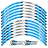 New high quality 12 Pcs Fit Motorcycle Wheel Sticker stripe Reflective Rim For BMW C650 sport205w