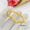 7 Designs for Options Lovely Baby Bangles Yellow Plated Baby Bracelet Bangles for Babies Kids Children Nice Gift