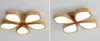 Lampy sufitowe LED Drewno Drewno do salonu Sypialnia Study Room 110 V 220 V Lampa sufitowa na powierzchni Myy