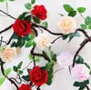 Slap-up Kunstbloemen Schuim Peony Vine Polystyreen Foam Peony Rattan voor bruiloft Decoraties verdorde boom rotan kunstmatige pioen