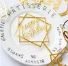 50 Styles Cupcake Cake Topper Joyeux Anniversaire Gâteau insère Gâteau Top Drapeaux pour Amour Famille Fête D'anniversaire Cuisson Décoration Fournitures