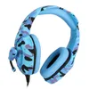 ONIKUMA K1B PS4 Gaming-hoofdtelefoon Camouflage met microfoon Stereo Ruisonderdrukkende game-headset voor pc Mobiele telefoon Xbox One Laptop