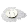 Placemat Table Mat Simulation Plant Leaf PVC Decorative Table Pad Coasters Home Decoration8458286