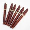 Fountain Pens Flower Gruszka mahoniowa pióra Iraruita Creative Red Wood Medium Writing Gifts School Pigieniarnia