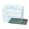 Heavy Duty Dog Cage Crate Kennel Metal Pet Playpen Draagbaar met Lade Metalen Kooi voor Katten Honden Huisdieren