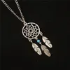 2016 Fashion hot Pendant Necklaces 4 Styles Alloy Dream Catcher girl Necklace For Women Statement Necklace Jewelry Dreamcatcher