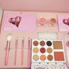 Hot Makeup Set Collection Gloss Highlighter Lipstick Eyeshadow Palette Brush Full Set Christmas Gift