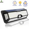 136LED lumière solaire solaire PIR capteur de mouvement lampe IP65 étanche extérieure lampe de jardin lumière de sécurité d'urgence 1300LM 3 Modes de fonctionnement