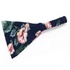 Mulheres Moda Floral Impresso Ampla Yoga Headbands proteção da aptidão Casual Lenço desporto ao ar livre Hairband Elastic Hairband Boho headwraps