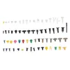 500Pcs Universal Mixed Joint Parts Auto Fastener Car Bumper Clips Retainer Push Engine Cover Rivet Door Panel for Liner213l