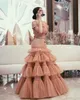 Off Ramię Mermaid Prom Dresses z plisami Arabskie Ruffles Cekinowe Formalne Suknie Wieczorowe Długość Długość okazji Dress