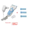 Elektrisk fot Callus Remover Feet Care Tool Döda hud Exfoliating Avlägsnande Pedikyr Kit + 3st Roller Sliphuvudbyte