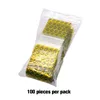 100pcs/lot Smile Printing Small Size Self Sealing Zip Lock Bags Jewelry Package Plastic Zipper Packaging Bags